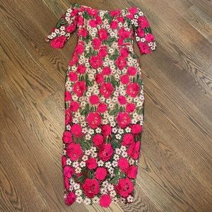 Xcape off shoulder formal lace dress gown